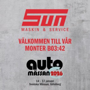 Sun Maskin till Automassan 14-17 januari 2026