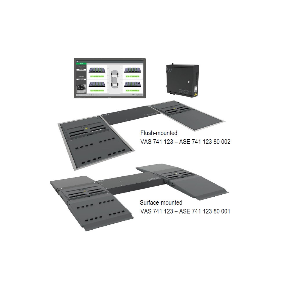 VAS 741 123 TreadReader ramp däckskanner